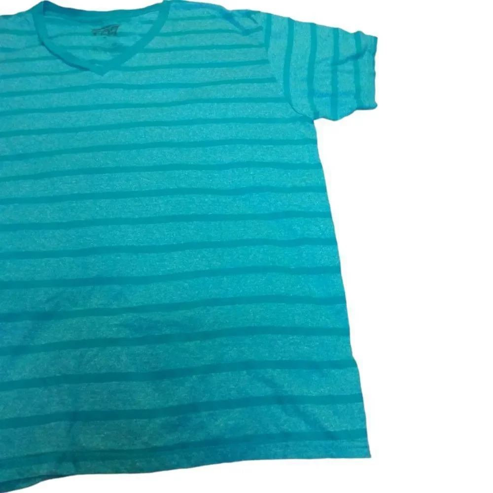 707 Women's Striped V-Neck Unisex Casual Shirt In A Large - Picture 4 of 12